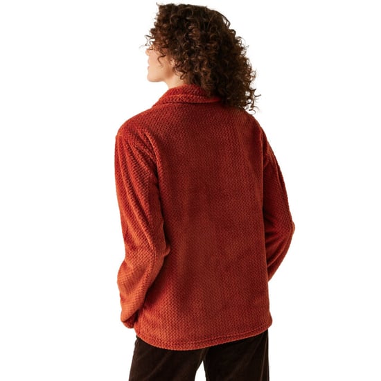 Regatta Dames Heidy Fluffy Full Zip Fleece Jas (Rood Oker) - Image 4