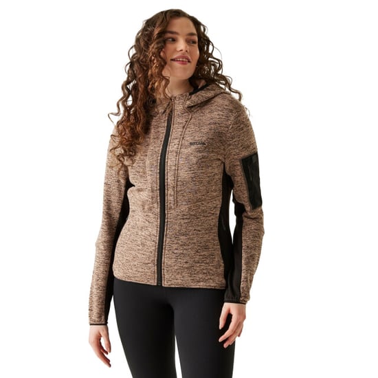 Regatta Dames/Dames Kemilia Fleecejack (Warm Taupe/Zwart) - Image 4