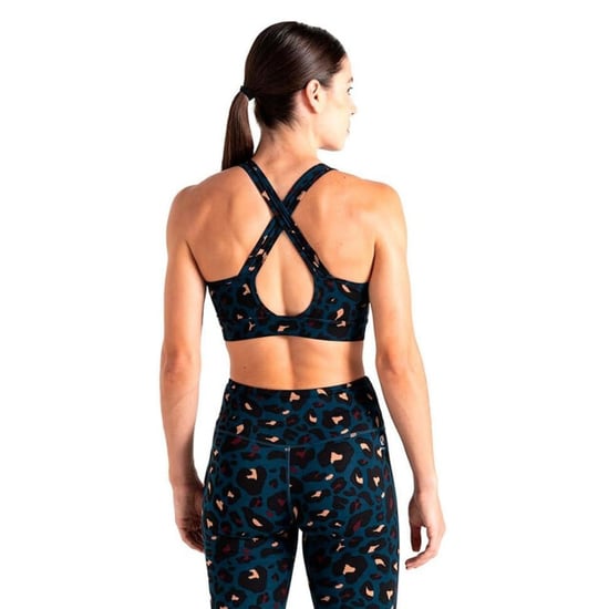 Dare 2B Dames/Dames Swift II Sportbeha met dierenprint (Maanlicht Denim) - Image 5