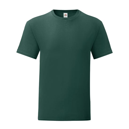 Fruit of the Loom Unisex volwassen iconisch T-shirt (Bosgroen) - Image 1