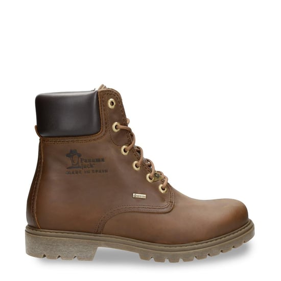 Panama Jack 03 GTX C1 Heren Bark Brown Waterdichte Leren Enkellaarsjes - Image 1