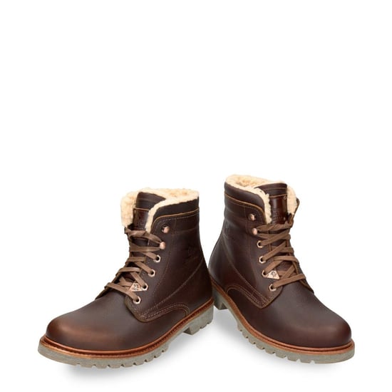 Panama Jack Heren P03 Aviator C23 Kastanjebruine Waterdichte Leren Enkellaarsjes - Image 3