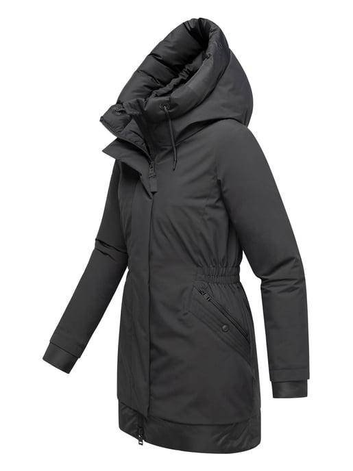 Navahoo dames winterparka WINTERPRINZESSIN met capuchon & vrouwelijke pasvorm - Image 3