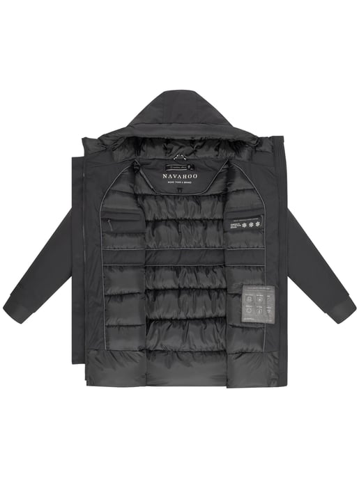 Navahoo dames winterparka WINTERPRINZESSIN met capuchon & vrouwelijke pasvorm - Image 5