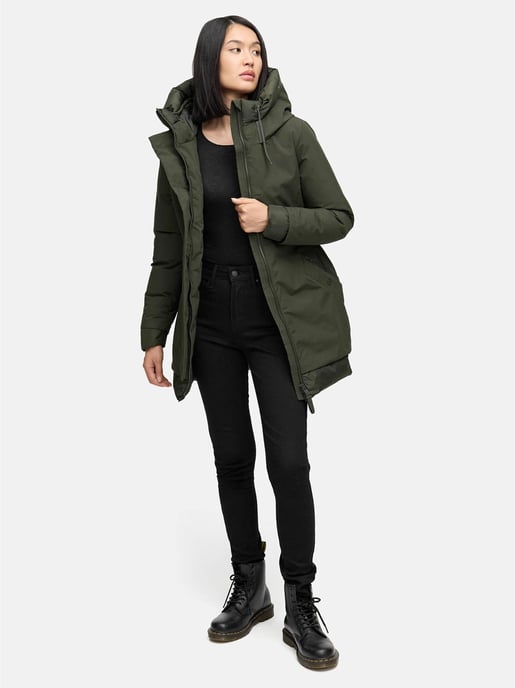 Navahoo dames winterparka WINTERPRINZESSIN met capuchon & vrouwelijke pasvorm - Image 2
