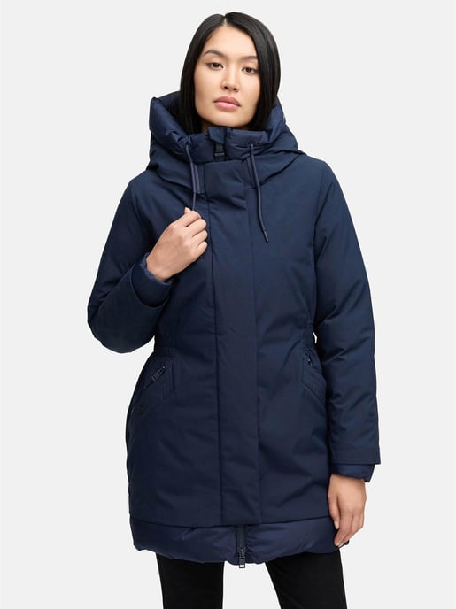 Navahoo dames winterparka WINTERPRINZESSIN met capuchon & vrouwelijke pasvorm - Image 3