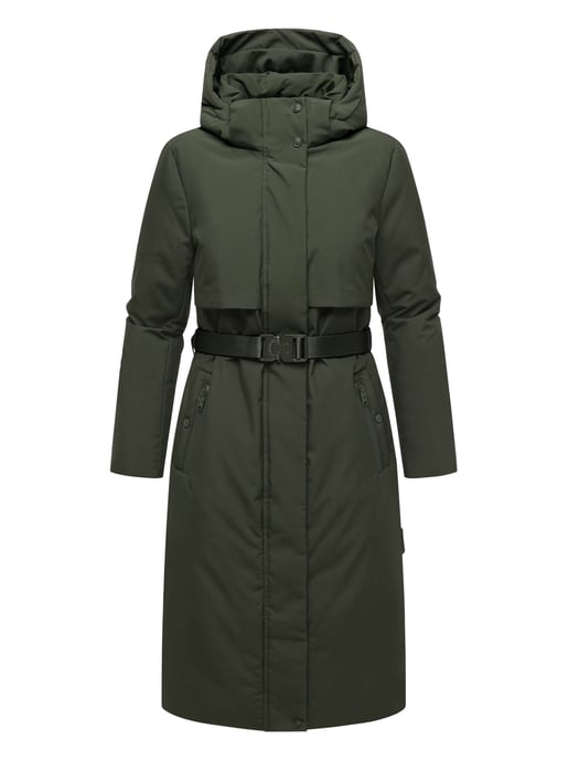 Navahoo dames winterparka WALDBUMMLER – weerbestendig & stijlvol met tailleceintuur - Image 2