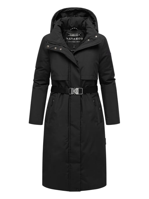Navahoo dames winterparka WALDBUMMLER – weerbestendig & stijlvol met tailleceintuur - Image 1