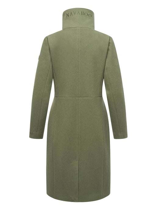 Navahoo Samtrose dames overgangsmantel met opstaande kraag – elegant & modern - Image 4