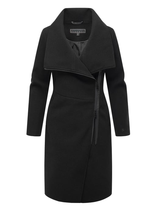 Navahoo Samtrose dames overgangsmantel met opstaande kraag – elegant & modern - Image 1