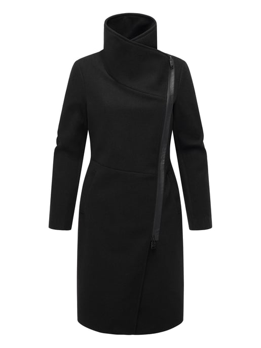 Navahoo Samtrose dames overgangsmantel met opstaande kraag – elegant & modern - Image 2