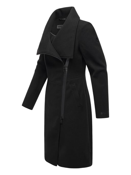 Navahoo Samtrose dames overgangsmantel met opstaande kraag – elegant & modern - Image 3