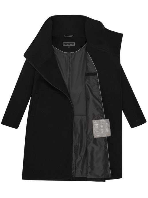 Navahoo Samtrose dames overgangsmantel met opstaande kraag – elegant & modern - Image 5