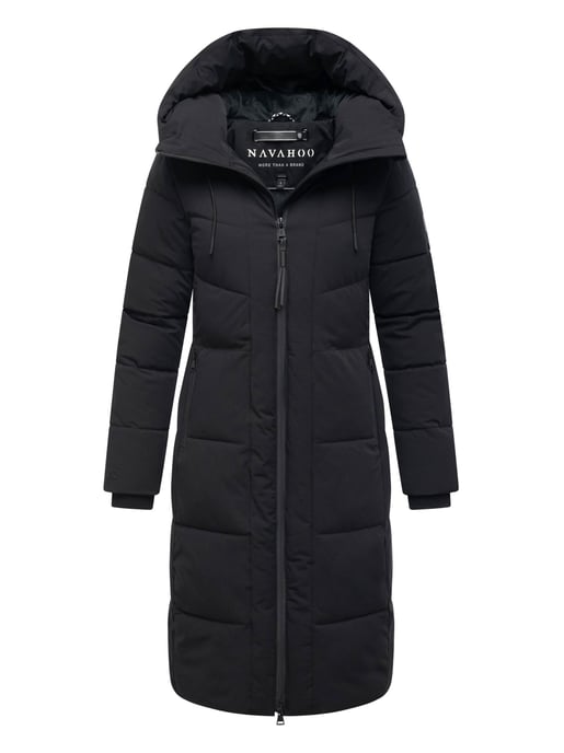 Navahoo dames wintermantel SCHOKOKUSS – elegant, warm & functioneel - Image 1
