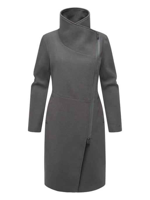 Navahoo Samtrose dames overgangsmantel met opstaande kraag – elegant & modern - Image 2