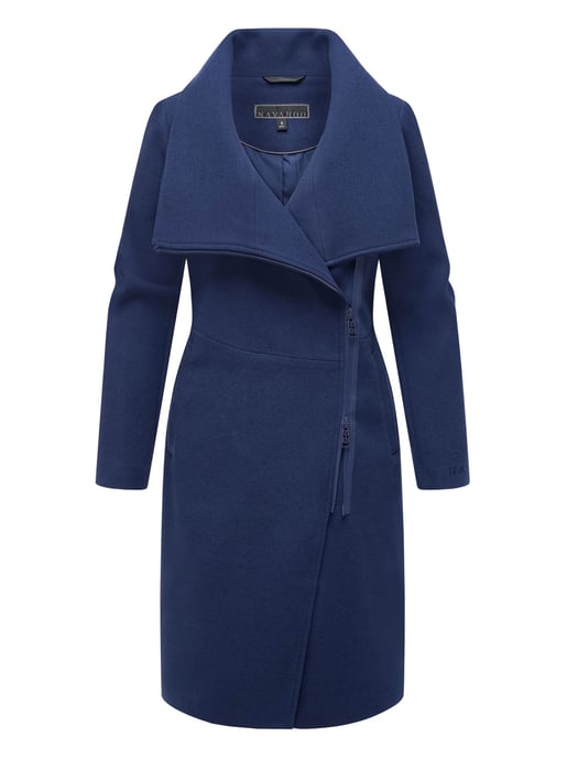Navahoo Samtrose dames overgangsmantel met opstaande kraag – elegant & modern - Image 1