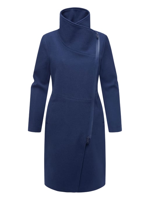Navahoo Samtrose dames overgangsmantel met opstaande kraag – elegant & modern - Image 2