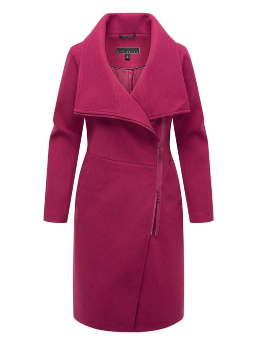 Navahoo Samtrose dames overgangsmantel met opstaande kraag – elegant & modern - Image 1