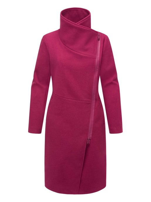 Navahoo Samtrose dames overgangsmantel met opstaande kraag – elegant & modern - Image 2