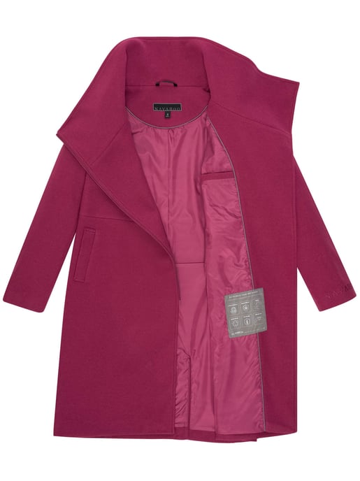 Navahoo Samtrose dames overgangsmantel met opstaande kraag – elegant & modern - Image 5