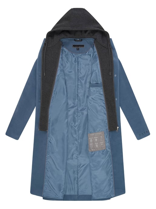 Navahoo Kekstraum dames overgangsmantel met uitneembare hoodie-inzet - Image 5