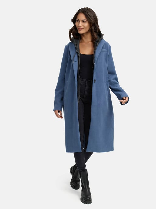 Navahoo Kekstraum dames overgangsmantel met uitneembare hoodie-inzet - Image 6