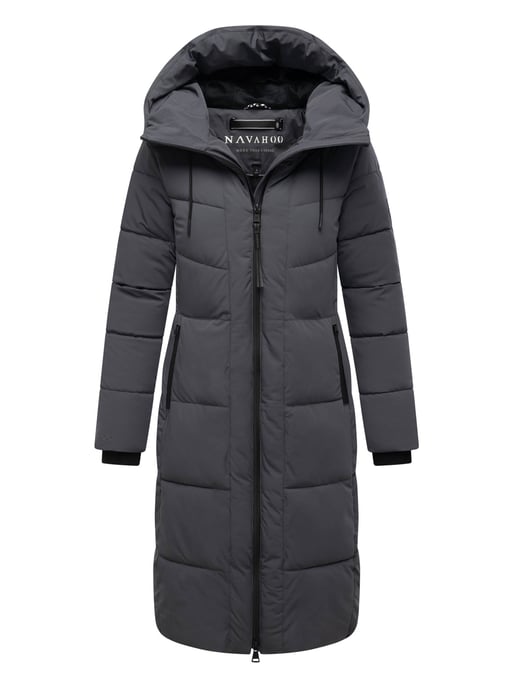 Navahoo dames wintermantel SCHOKOKUSS – elegant, warm & functioneel - Image 1