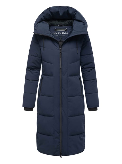 Navahoo dames wintermantel SCHOKOKUSS – elegant, warm & functioneel - Image 1