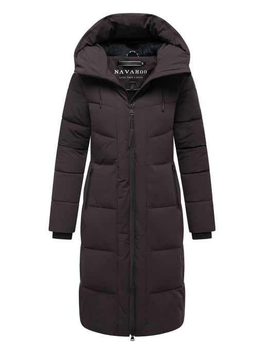 Navahoo dames wintermantel SCHOKOKUSS – elegant, warm & functioneel - Image 1