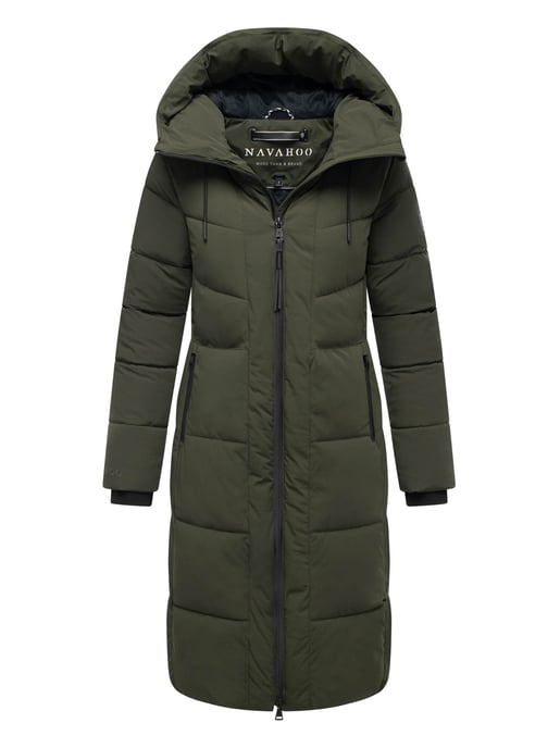 Navahoo dames wintermantel SCHOKOKUSS – elegant, warm & functioneel - Image 1