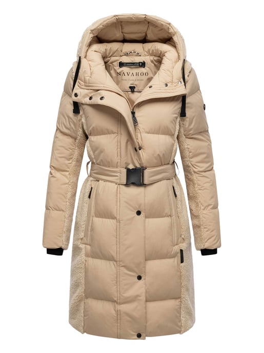 Navahoo dames wintermantel Funkelteddy – stijlvol, warm & modern - Image 1
