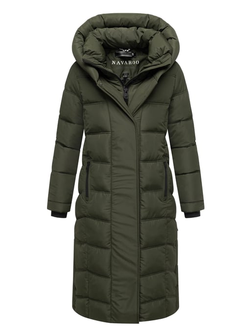 Navahoo dames gewatteerde mantel Engelsfeder XIV – warm, stijlvol & praktisch - Image 1