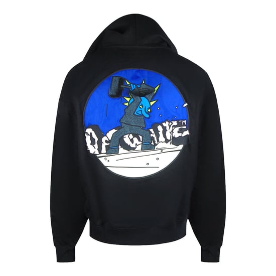 Off-white Hammer Skate Zip Hoodie Zwart - Image 4