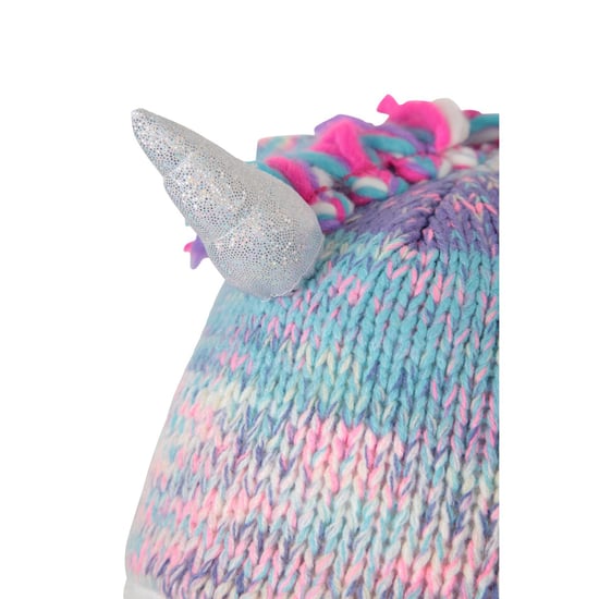 Mountain Warehouse Kinder/Kinder Unicorn Bomber Hat (Blauw/roze) - Image 3