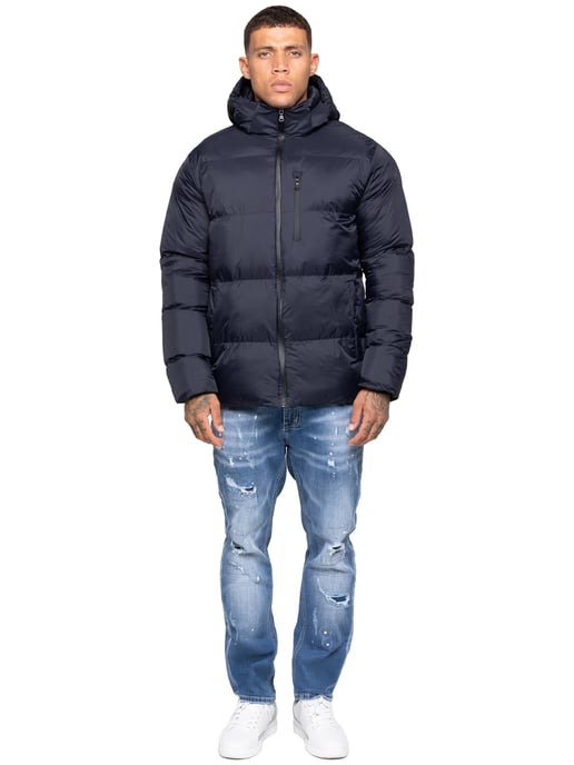 Kruze | Heren Gewatteerde Jas met Capuchon - Image 5