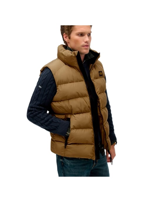 Superdry Essential mouwloze gewatteerde jas voor heren - Image 3