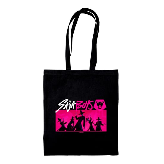 K-Pop Demon Hunters Saja Boys Tote Bag (Zwart/Roze) - Image 1