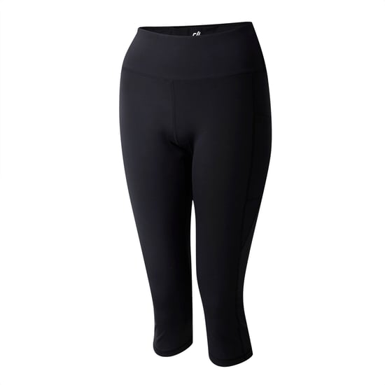 Dare 2B Dames Influential II Effen 3/4 Leggings (Zwart) - Image 3