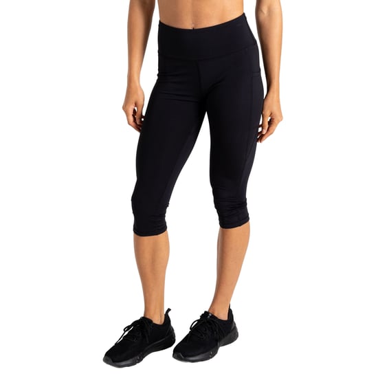 Dare 2B Dames Influential II Effen 3/4 Leggings (Zwart) - Image 4