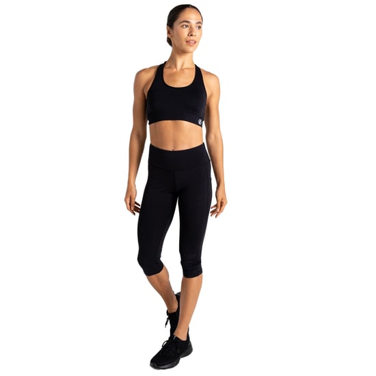 Dare 2B Dames Influential II Effen 3/4 Leggings (Zwart) - Image 5