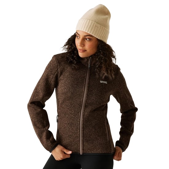 Regatta Womens/Ladies Newhill Full Zip Fleece Jacket (Mocha) - Image 4