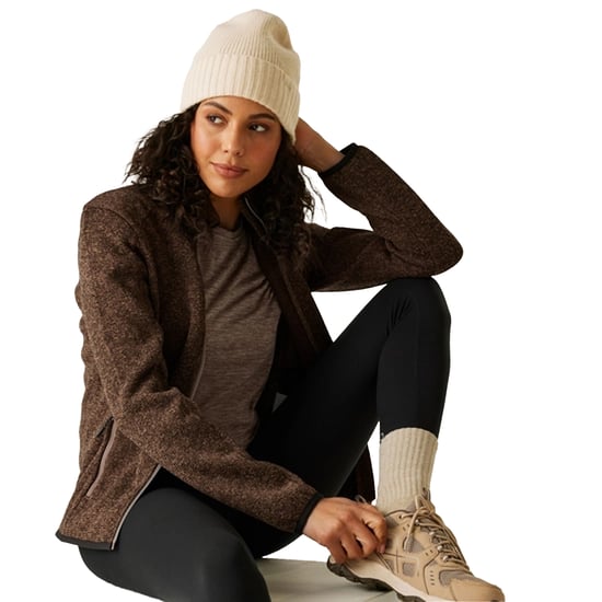 Regatta Womens/Ladies Newhill Full Zip Fleece Jacket (Mocha) - Image 6