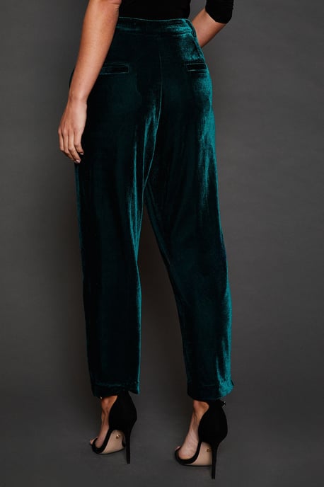 Petite Velvet Trouser - Image 3