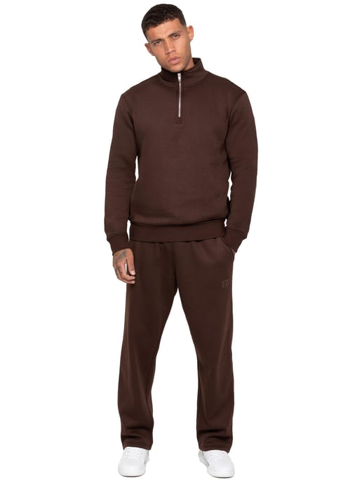 Enzo Milano | Heren Half Zip Sweatshirt - Image 5