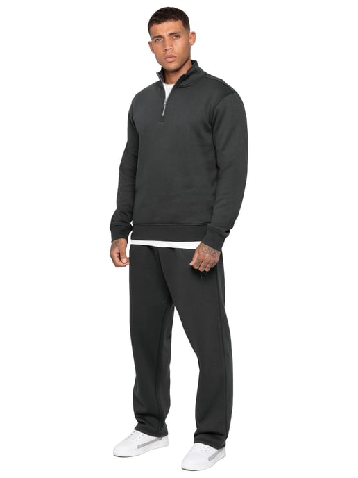 Enzo Milano | Heren Half Zip Sweatshirt Trainingspak Set - Image 1