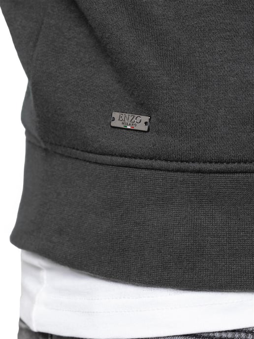 Enzo Milano | Heren Half Zip Sweatshirt Trainingspak Set - Image 3