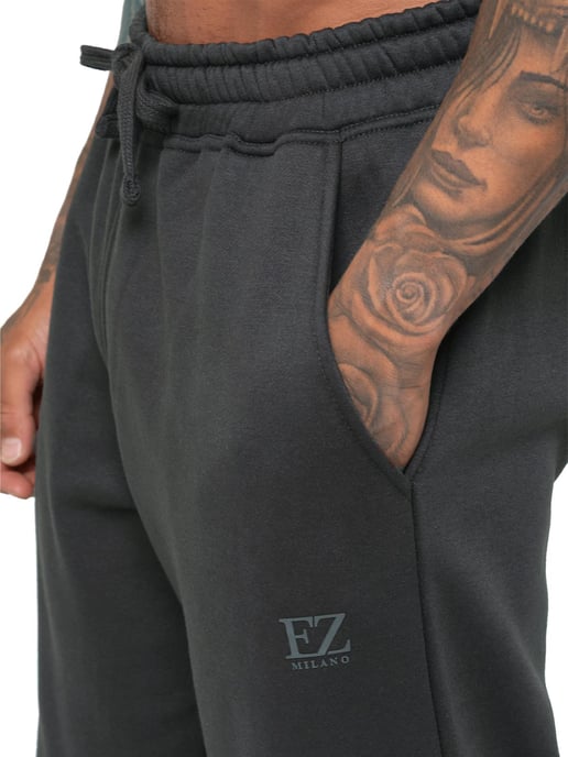 Enzo Milano | Heren Half Zip Sweatshirt Trainingspak Set - Image 6