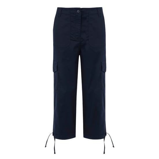 Regatta Dames/Dames Shorebella Capri Broek (Marine) - Image 1