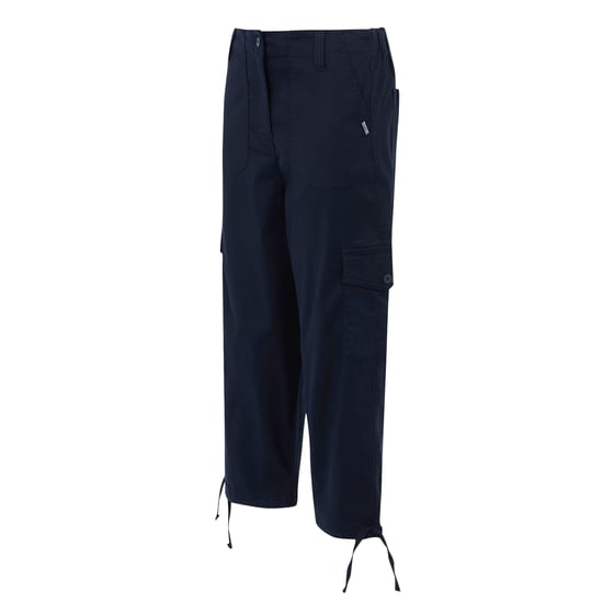 Regatta Dames/Dames Shorebella Capri Broek (Marine) - Image 3