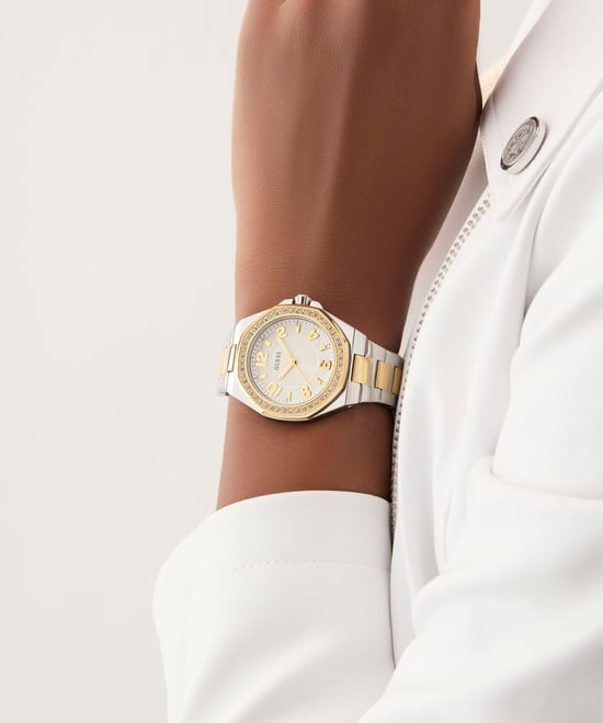 Guess Contessa Dames Horloge Goudkleurig GW0877L4 - Image 5